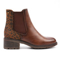 Lunar Simone Tan Ankle Boot GLZ003 TN