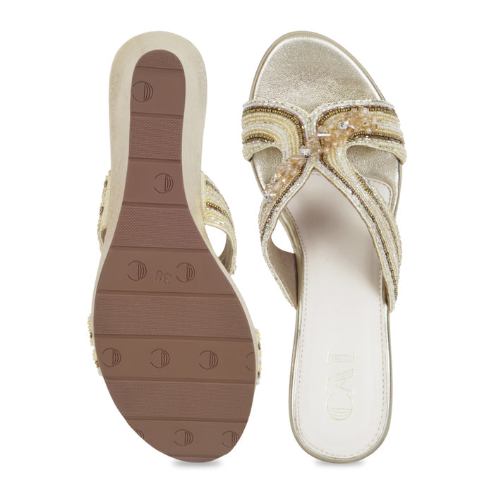 Lustre Gold Wedge