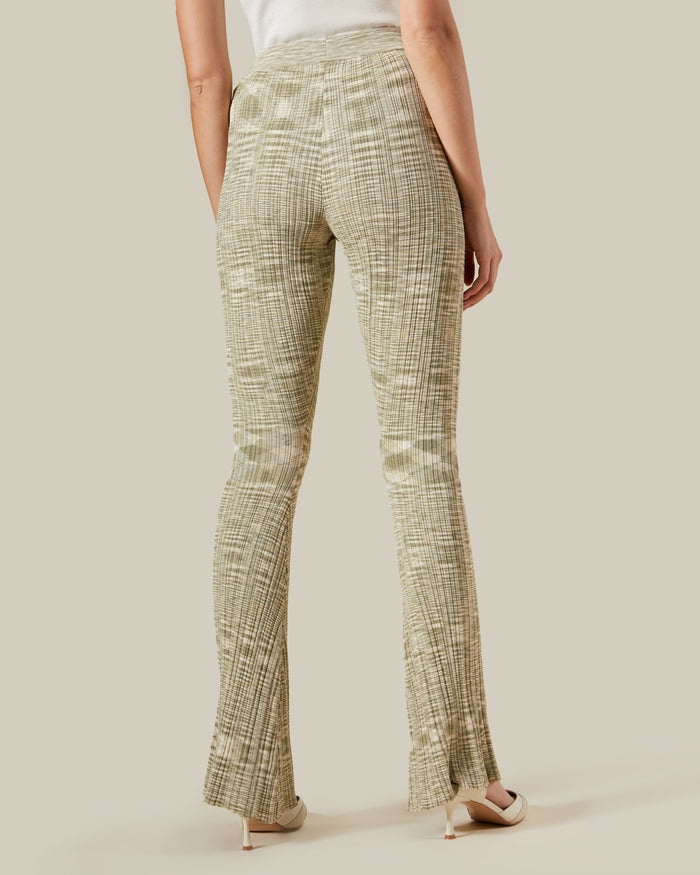 Marble Patterned Knitted Pants
