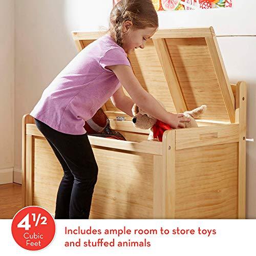 Melissa & Doug Wooden Toy Chest - Natural & Wooden Toy Chest - Espresso