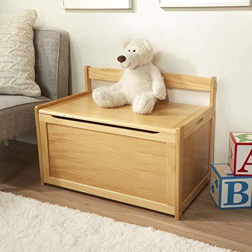Melissa & Doug Wooden Toy Chest - Natural & Wooden Toy Chest - Espresso
