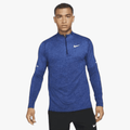 Nike Mens 1/4 Zip Tech Long Sleeve Top Blue Mel Nike