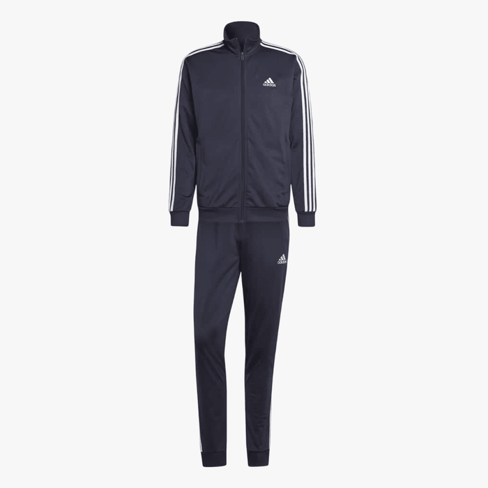 Adidas Mens 3S Tricot Tracksuit Set Legend Ink | Adidas