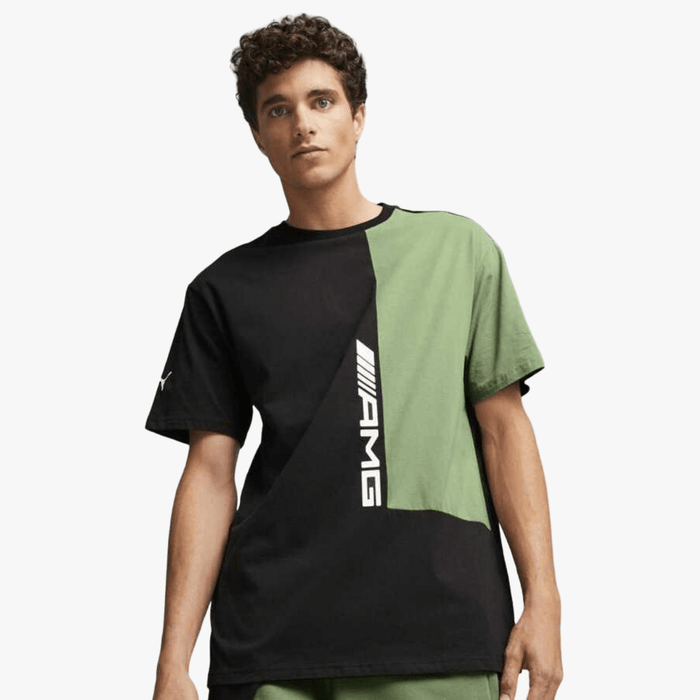Puma Mens Amg Statement Short Sleeve Tee Black | Puma