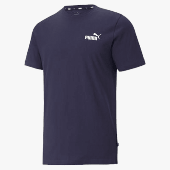 Puma Mens Ess Small Logo Short Sleeve Tee Peacoat | Puma