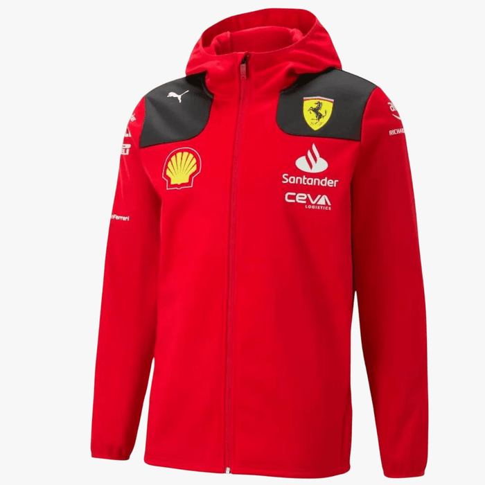 Puma Mens Ferrari Sf Team Softshell Jacket Rosso Red | Puma