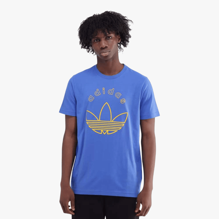 Adidas Mens Graphic Short Sleeve Tee Blue | Adidas