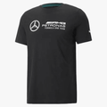 Puma Mens Mapf1 Ess Logo Short Sleeve Tee Black | Puma