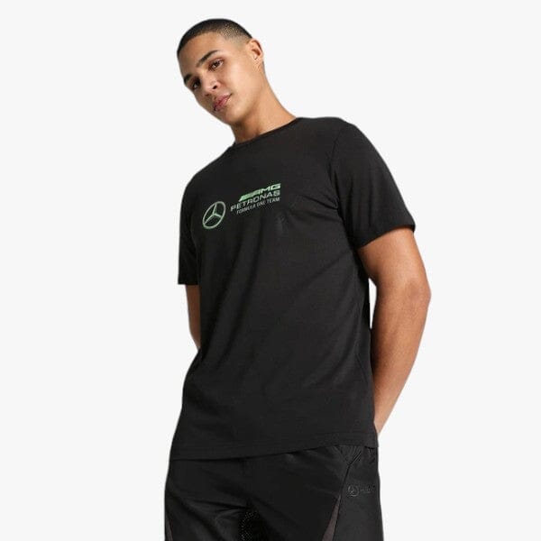 Puma Mens Mapf1 Logo Short Sleeve Tee Black Puma