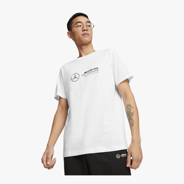 Puma Mens Mapf1 Logo Short Sleeve Tee White Puma