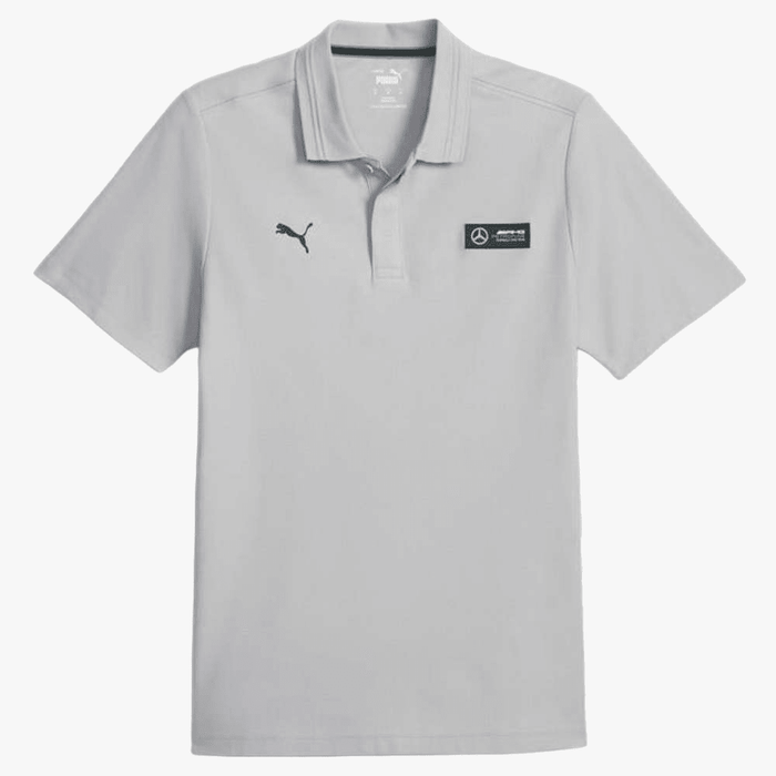Puma Mens Mapf1 Short Sleeve Polo Golfer Silver | Puma