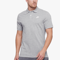 Nike Mens Short Sleeve Pique Golfer Grey | Nike