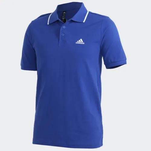 adidas Mens Short Sleeve Polo Golfer Boblue adidas
