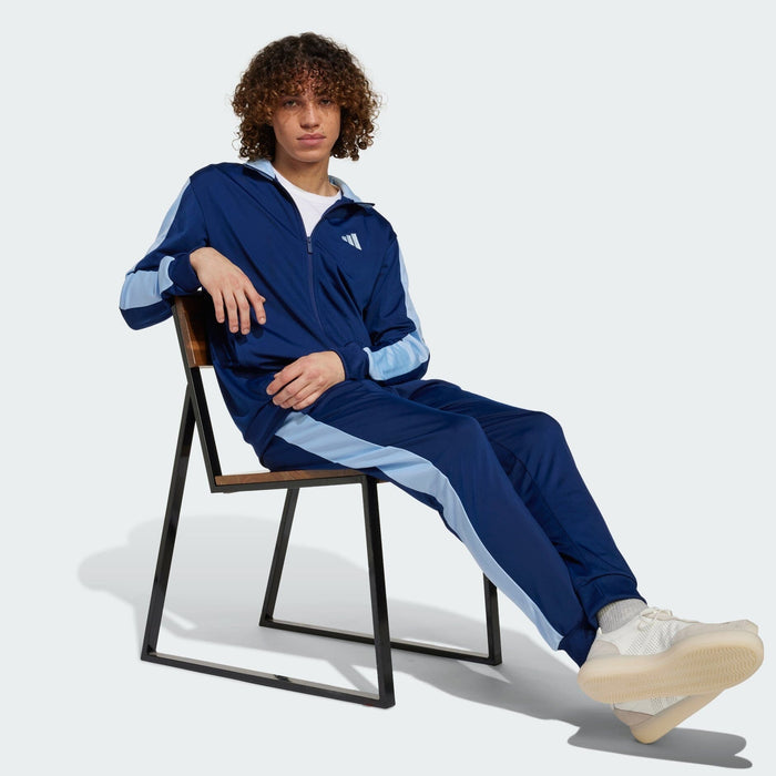 Adidas Mens Tricot Tracksuit Set Blue | Adidas