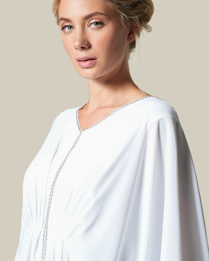 Metallic Accented Tunic Dress