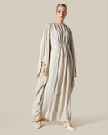 Metallic Plisse Dress