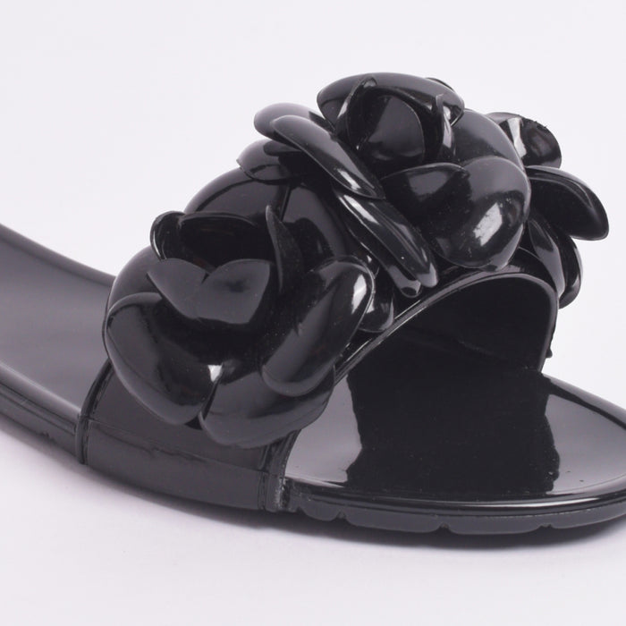 Midnight Bloom Flats