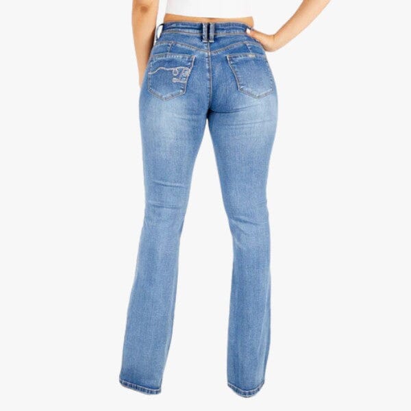 Miss Black Womens Havana 1 Bootleg Jean Medium Blue Miss Black