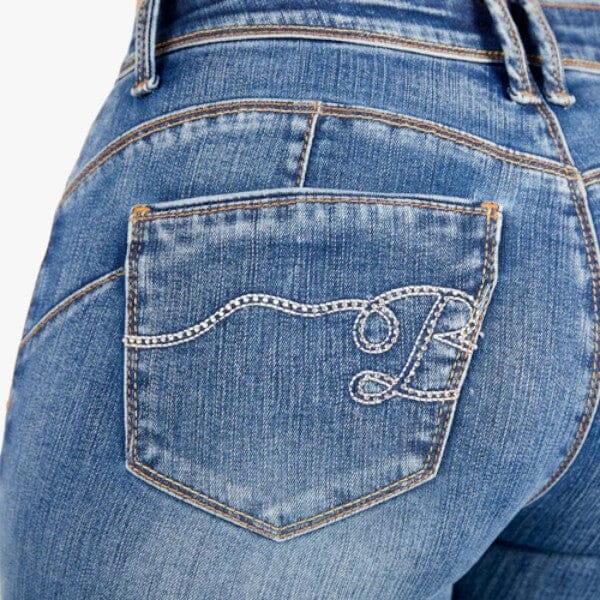 Miss Black Womens Havana 1 Bootleg Jean Medium Blue Miss Black