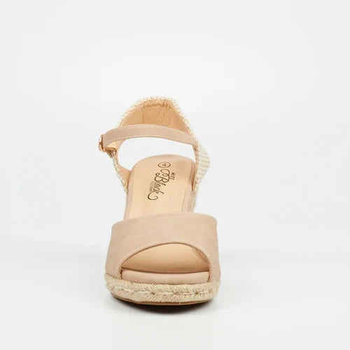 Miss Black Womens Jojo 2 Sandal Nude Brown | Miss Black