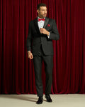 Monochrome Tuxedo Suit Jacket