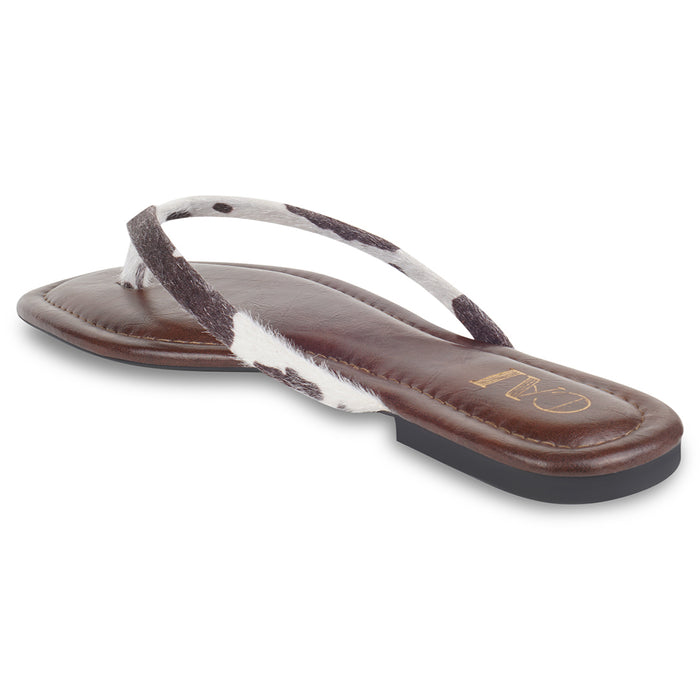 Moo Spot Burgundy Flats