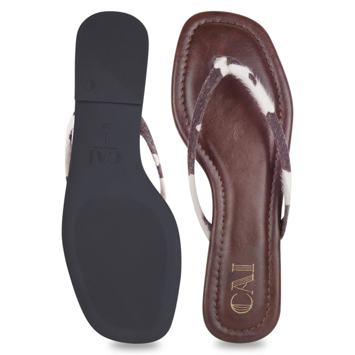 Moo Spot Burgundy Flats
