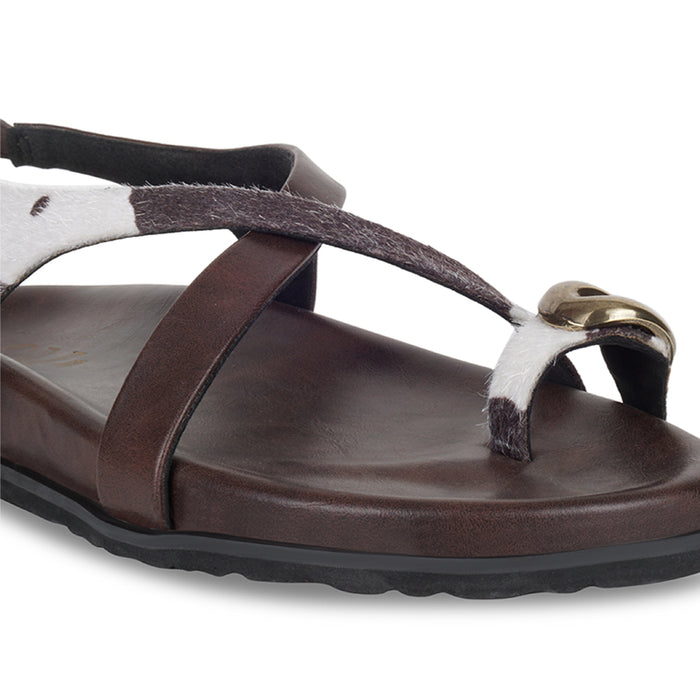 Moo Spot Burgundy Slides