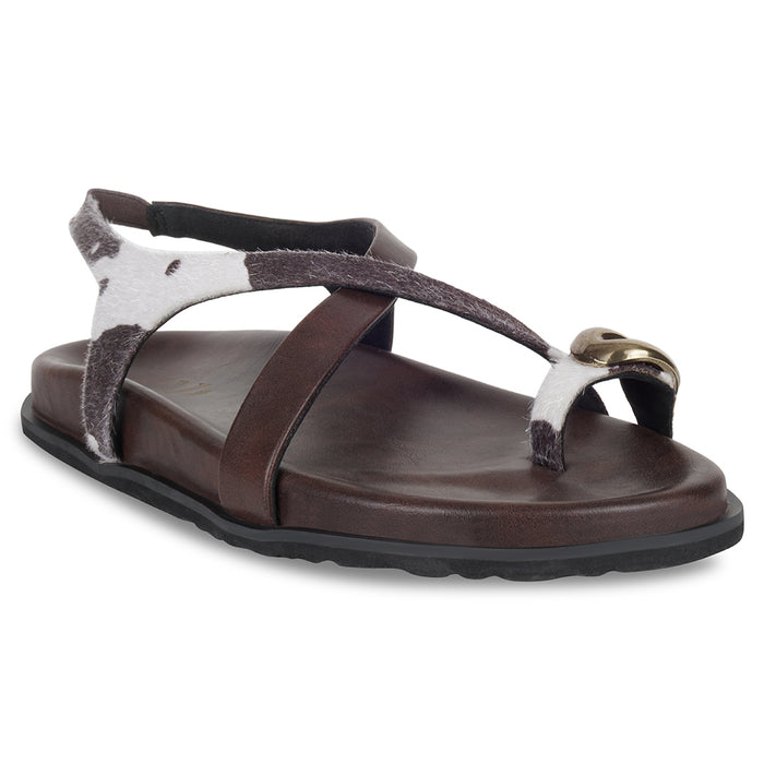 Moo Spot Burgundy Slides