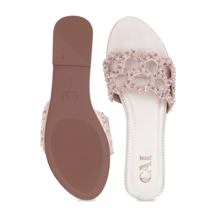 Mosaic Blush Flats