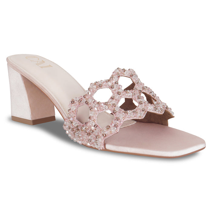 Mosaic Blush Heels