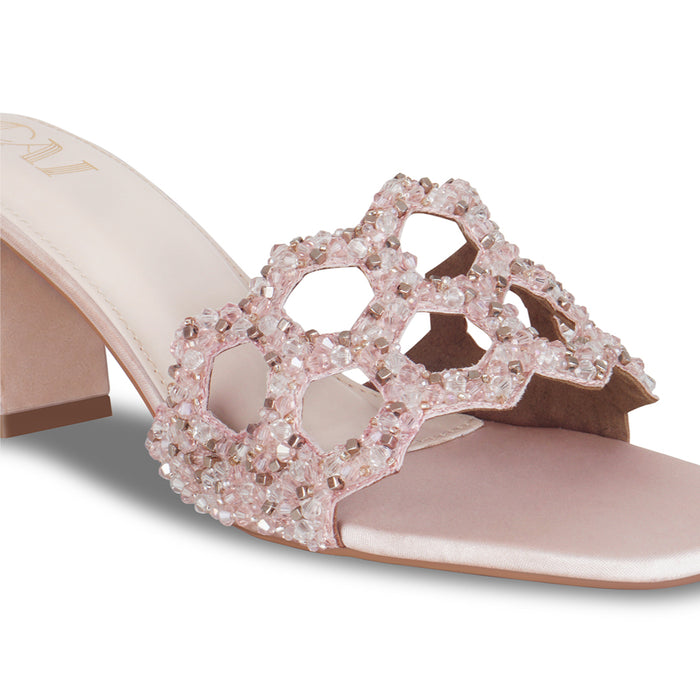 Mosaic Blush Heels