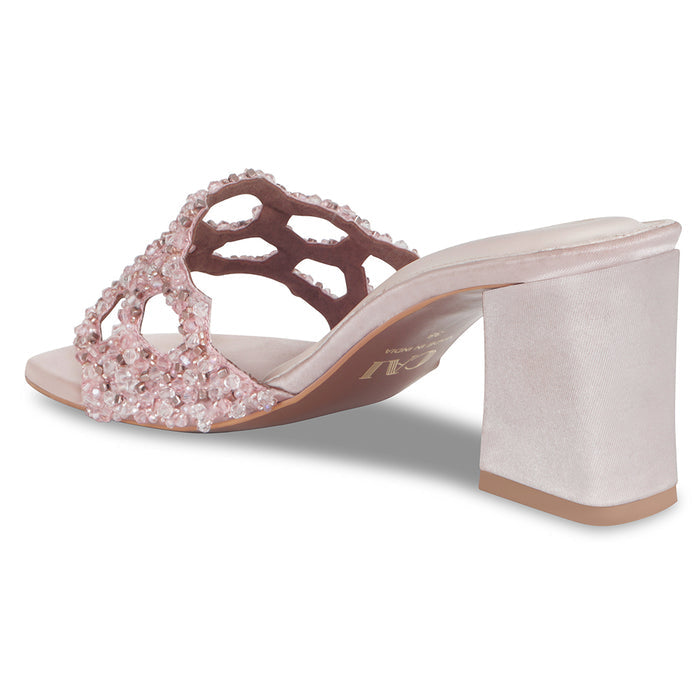 Mosaic Blush Heels