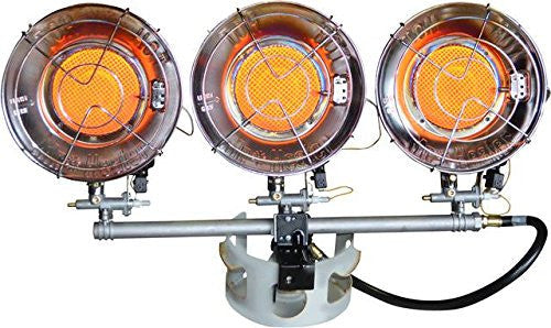 Mr. Heater F242915 MH45T Triple Tank Top Heater, 10000 to 45000 BTU/Hr,Chrome