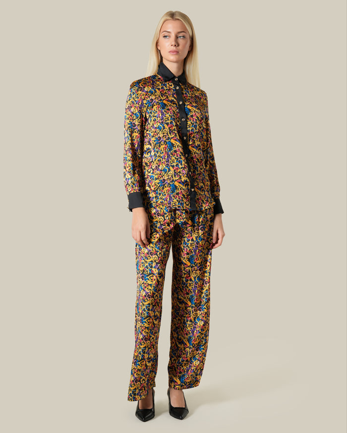 Multicolor Baroque Printed Shirt