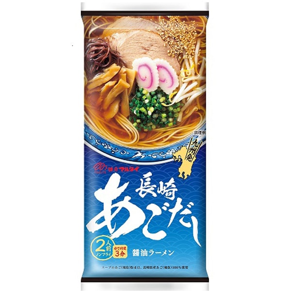 🍜 Nagasaki Agodashi-Iri Shoyu Ramen (Soy sauce and Flying fish stock) - Marutai