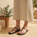 Noor Black Flats