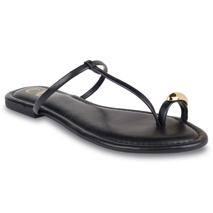 Noor Black Flats