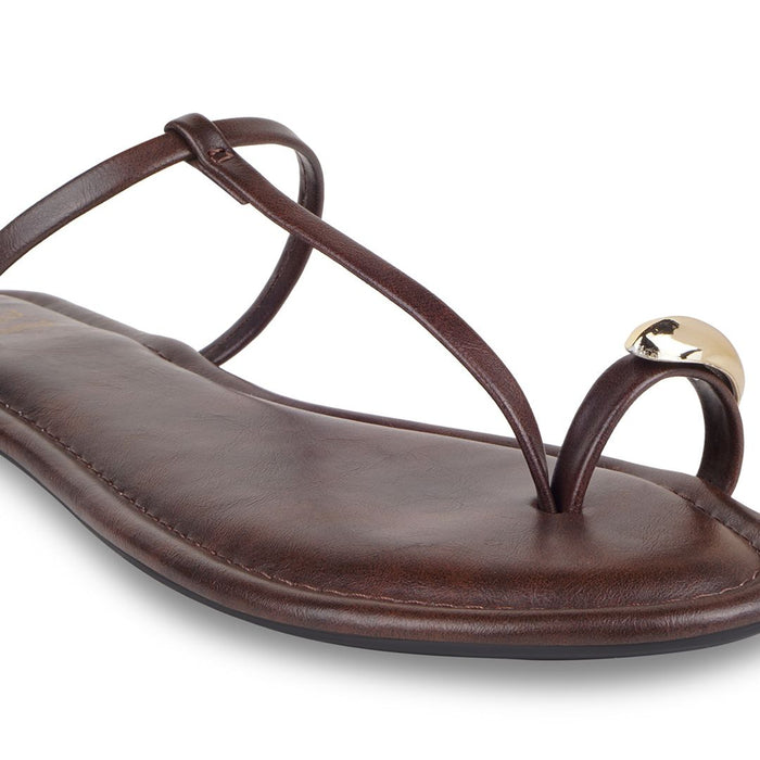 Noor Burgundy Flats