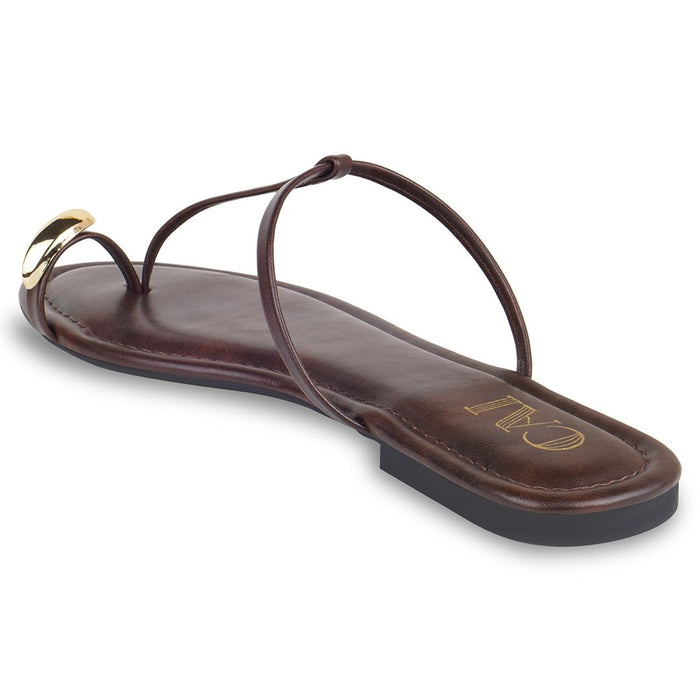 Noor Burgundy Flats