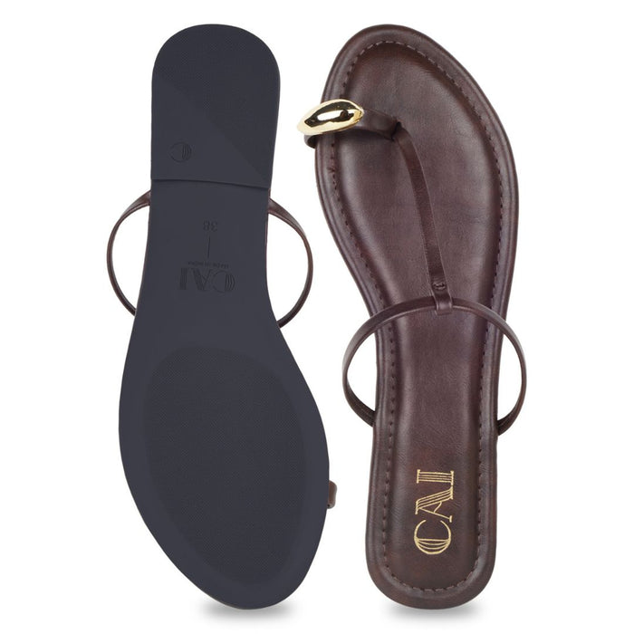 Noor Burgundy Flats