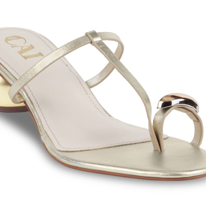 Noor Gold Heels