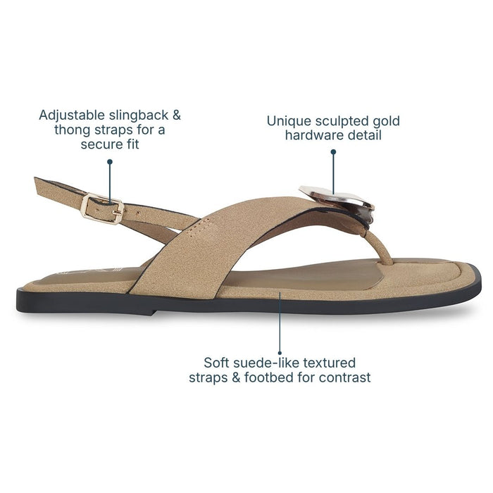 Nox Beige Flats