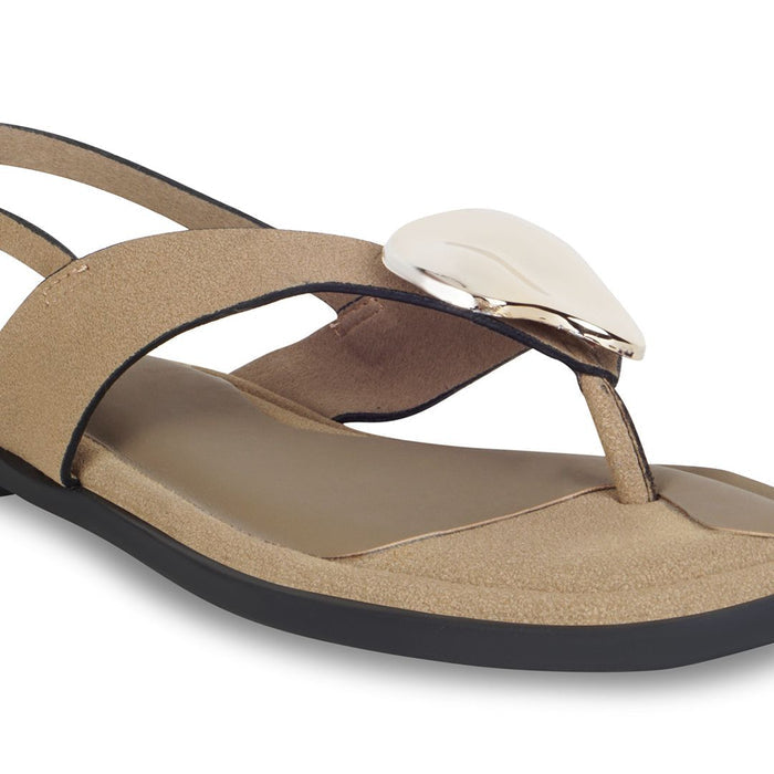 Nox Beige Flats