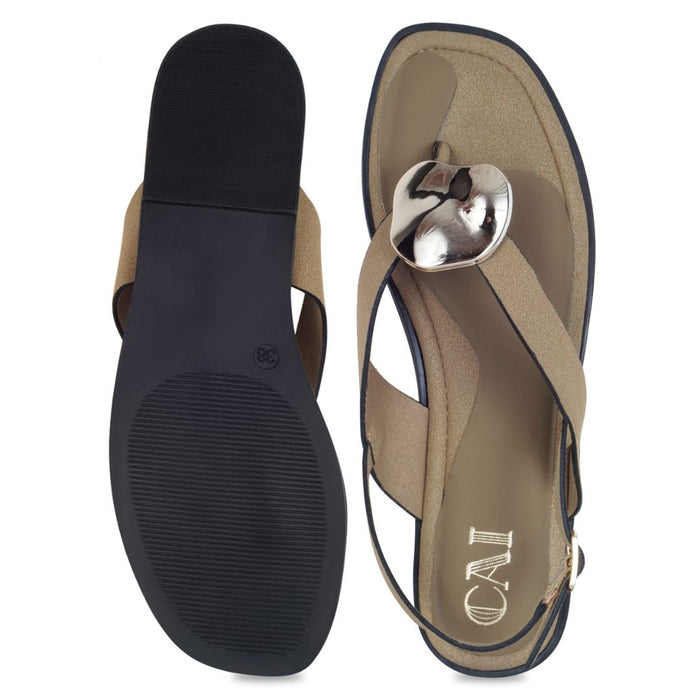 Nox Beige Flats