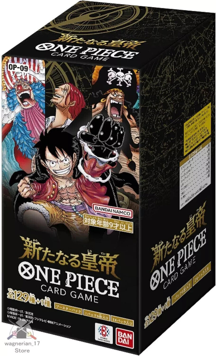 ONE PIECE Card Game The Four Emperors OP-09 booster box Bandai Japanese PREORDER