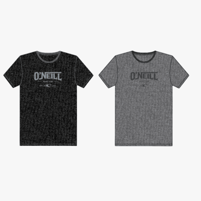 Oneill Boys Locked Short Sleeve Tee Charcoal Mel | Oneill