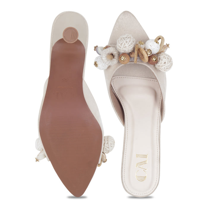 Opaline Cream Heels