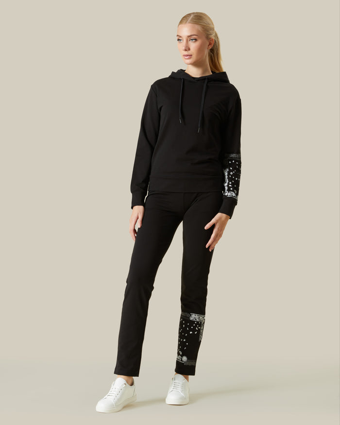 Paisley Accented Tracksuit Set