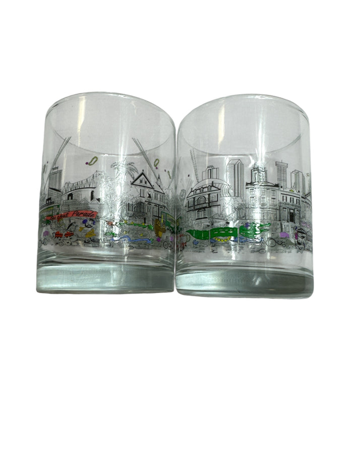 Parade Route Rocks Glass